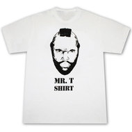 A-Team Mr. T White Graphic Tee Shirt